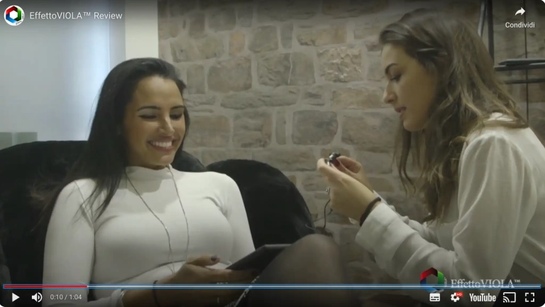 La relax-room EffettoVIOLA allestita al Cosmoprof